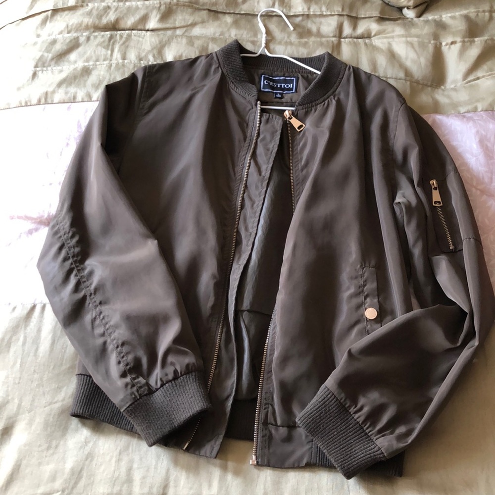 Army green jacket